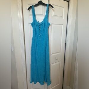 Free people Eleni stretch blue dress size medium